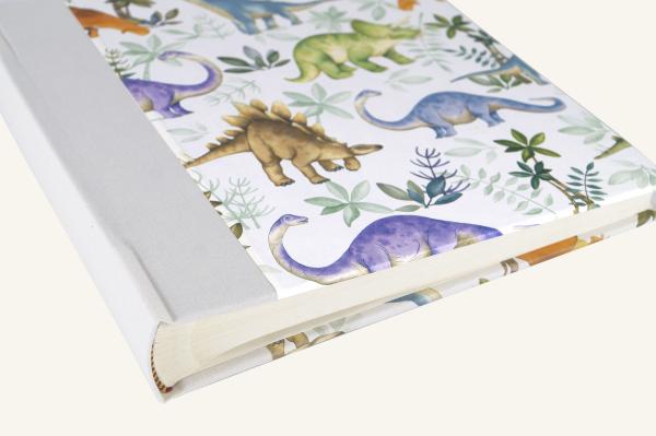 Album mit weißen blättern, Dinosaurier, handarbeit